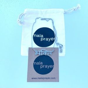 Mala Prayer Bhakti Silver-Tone Necklace
